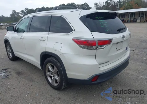 2014 Toyota Highlander Limited V6 from USA, damaged, VIN 5TDDKRFH6ES059541